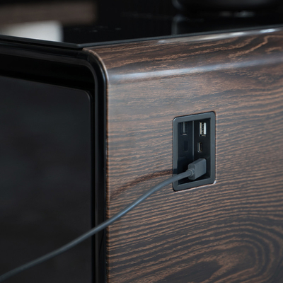 Умный кофейный стол с светодиодным атмосферным светом и USB-зарядкой