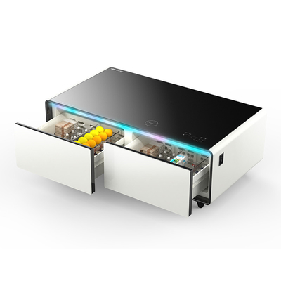 Двойная USB охлаждающая шкафы холодильник с встроенным аудиоплеером и беспроводной зарядкой