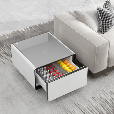 65L Cubage Mini Smart Side Tea Table с беспроводной зарядкой и холодильным ящиком
