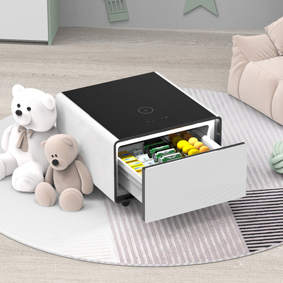65L Cubage Mini Smart Side Tea Table с беспроводной зарядкой и холодильным ящиком