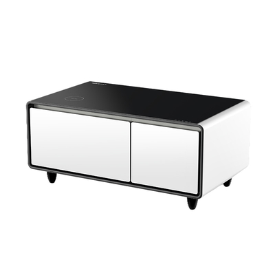 Алюминиевый металлический тип Primst Smart Coffee Table с беспроводной зарядкой и замороженным ящиком